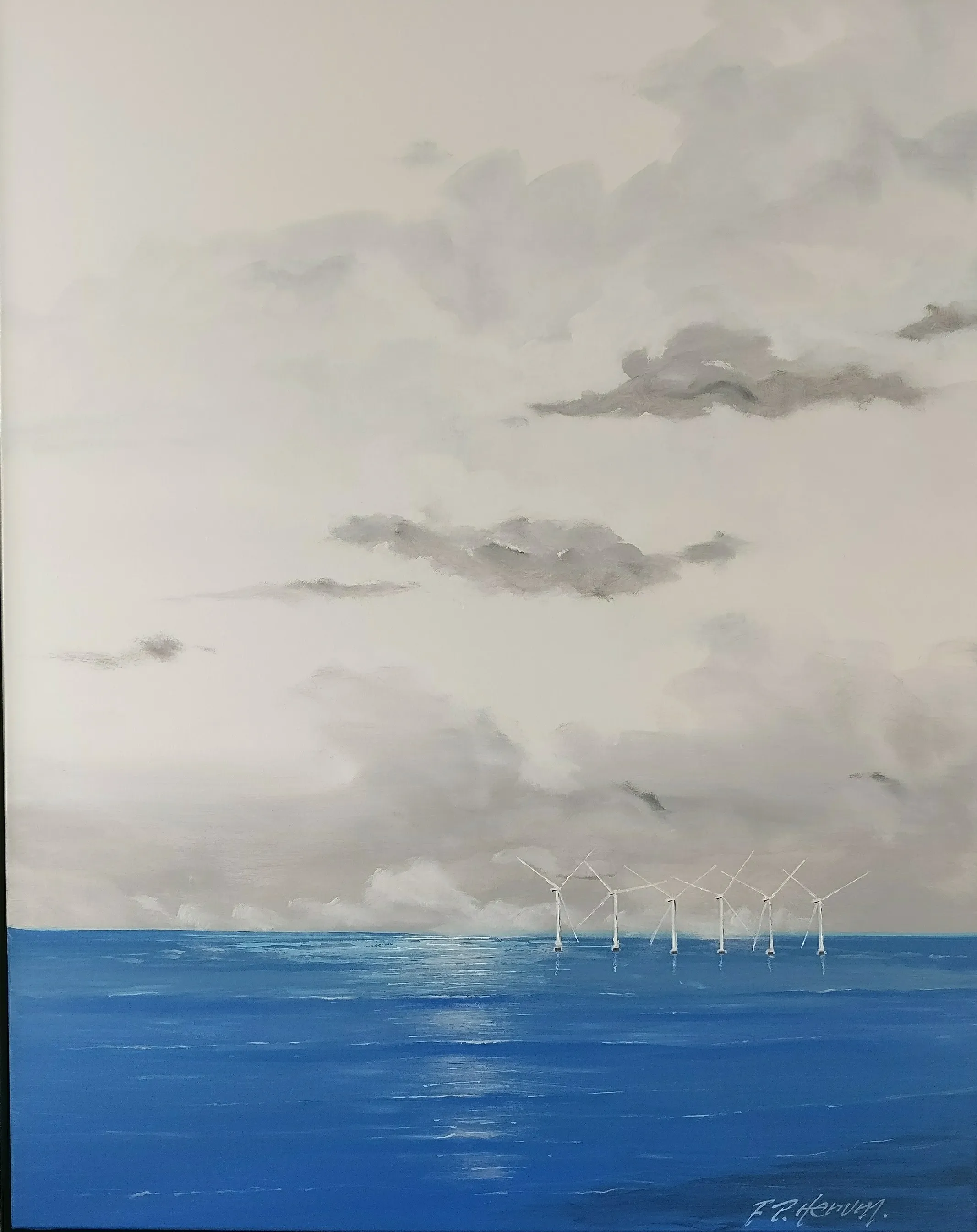Maleri nr 118 80 cm X 100 cm